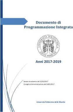 Documento di Programmazione Integrata - Anni 2017-2019 - Università Politecnica delle Marche - UnivPM