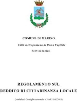 REGOLAMENTO SUL REDDITO DI CITTADINANZA LOCALE - COMUNE DI MARINO Servizi Sociali