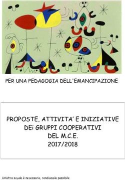 PROPOSTE, ATTIVITA E INIZIATIVE DEi GRUPPI COOPERATIVI DEL M.C.E 2017/2018 - PER UNA PEDAGOGIA DELL'EMANCIPAZIONE