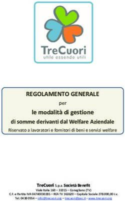 REGOLAMENTO GENERALE per - TreCuori