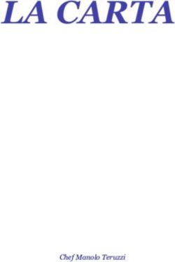 LA CARTA - Chef Manolo Teruzzi