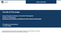Facolt&agrave; di Psicologia - Universit&agrave; Cattolica