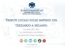 Tributi locali sulle imprese del terziario a Milano: gli anni 2011-2016 il confronto con Roma le proposte Confcommercio - Ancic