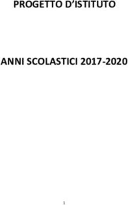 PROGETTO D'ISTITUTO ANNI SCOLASTICI 2017-2020 - IC Bassa Val di ...