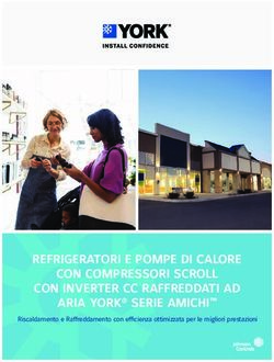 REFRIGERATORI E POMPE DI CALORE CON COMPRESSORI SCROLL CON INVERTER CC RAFFREDDATI AD ARIA YORK SERIE AMICHI - Riscaldamento e Raffreddamento con ...