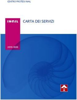 Carta dei servizi Centro Protesi inail 2019 / 2020