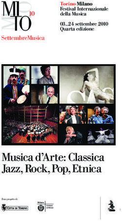 Musica d'Arte: Classica Jazz, Rock, Pop, Etnica - SettembreMusica Torino Milano Festival Internazionale della Musica