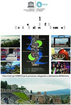 2018 Calendario FICLU Anno Europeo del Patrimonio Culturale - I Club e Centri per l'UNESCO per la promozione, salvaguardia e valorizzazione del ...