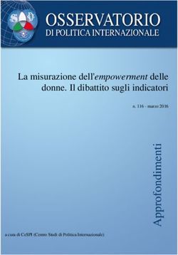 DI La misurazione dell'empowerment delle donne. Il dibattito sugli indicatori - n. 116 - marzo 2016