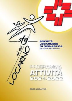 ATTIVIT&Agrave; PROGRAMMA SOCIET&Agrave; LOCARNESE DI GINNASTICA - NET