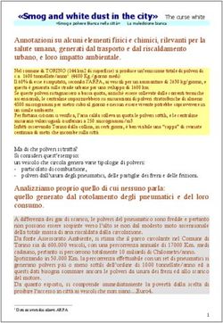 "Smog and white dust in the city" The curse white