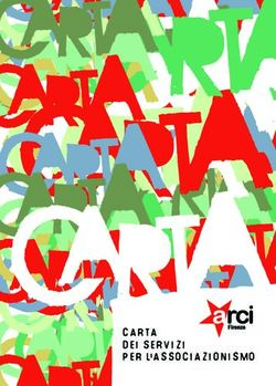 Carta DEI SERVIZI PER L'ASSOCIAZIONISMO - i - Arci Firenze
