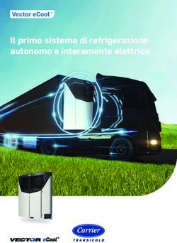 Il primo sistema di refrigerazione autonomo e interamente elettrico - Vector eCoolTM