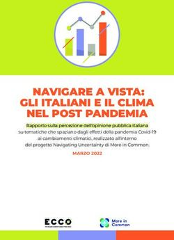 NAVIGARE A VISTA: GLI ITALIANI E IL CLIMA NEL POST PANDEMIA - ECCO Climate