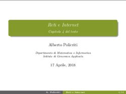 Reti e Internet Capitolo 4 del testo - Alberto Policriti - Server users.dimi.uniud.it