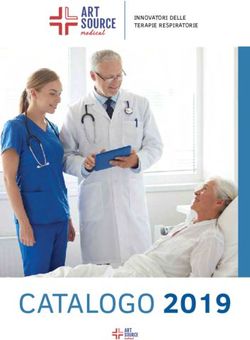 CATALOGO 2019 - INNOVATORI DELLE TERAPIE RESPIRATORIE - Concentratori di ossigeno, ossigeno medicale e ...