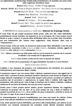 L'INFINITO in matematica e nell'arte (Sintesi da Domingo Paola)