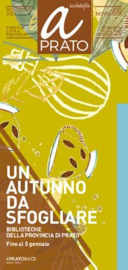 UN AUTUNNO DA SFOGLIARE - PRATO icch&eacute;sifa - Prato Turismo