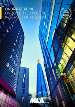 LONDRA READING LONDON CITY EXPERIENCE UNIVERSITY OF READING