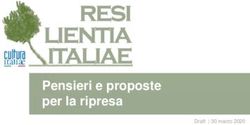 Pensieri e proposte per la ripresa - Draft | 30 marzo 2020 - Affari Italiani