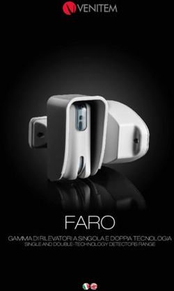 FARO GAMMA DI RILEVATORI A SINGOLA E DOPPIA TECNOLOGIA - SINGLE AND DOUBLE-TECHNOLOGY DETECTORS RANGE - Atres Automazioni