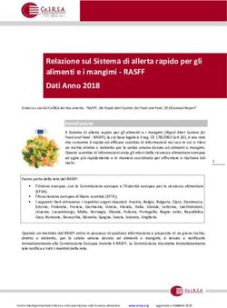 RELAZIONE SUL SISTEMA DI ALLERTA RAPIDO PER GLI ALIMENTI E I MANGIMI - RASFF DATI ANNO 2018 - CEIRSA