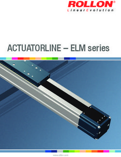 ACTUATORLINE - ELM series - www.rollon.com