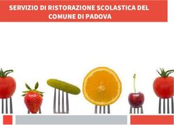 SERVIZIO DI RISTORAZIONE SCOLASTICA DEL COMUNE DI PADOVA - Coordinamento Agende 21 ...