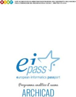 ARCHICAD Programma analitico d'esame - Ugolopez.it