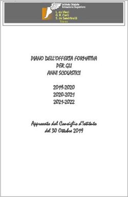 PIANO DELL'OFFERTA FORMATIVA PER GLI ANNI SCOLASTICI - 2019-2020 2020-2021 2021-2022 Approvato dal Consiglio d'Istituto del 30 Ottobre 2019