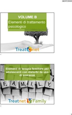 Elementi di trattamento - Psychological Treatment VOLUME B