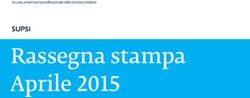 Rassegna stampa Aprile 2015 - Supsi