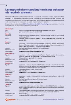 Le sentenze che hanno annullato le ordinanze anticamper e le revoche in autotutela