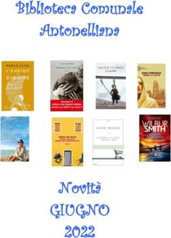 GIUGNO 2022 - Biblioteca Comunale Antonelliana - Novit&agrave; - Comune di Senigallia