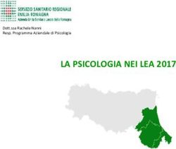 LA PSICOLOGIA NEI LEA 2017 - Dott.ssa Rachele Nanni Resp. Programma Aziendale di Psicologia - Ausl Romagna