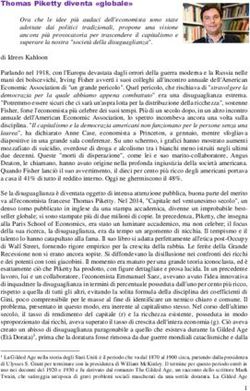 Thomas Piketty diventa "globale" - Blog di "Pensiamo all'Italia"
