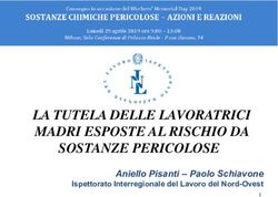 LA TUTELA DELLE LAVORATRICI MADRI ESPOSTE AL RISCHIO DA SOSTANZE PERICOLOSE - Aniello Pisanti - Paolo Schiavone - CIIP-Consulta
