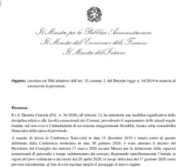 Il Ministro per la Pubblica Amministrazione Il Ministro dell'Economia e delle Finanze Il Ministro dell'Interno
