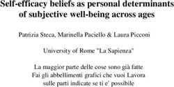 Self-efficacy beliefs as personal determinants of subjective well-being across ages