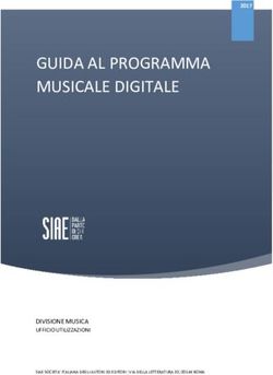 GUIDA AL PROGRAMMA MUSICALE DIGITALE - DIVISIONE MUSICA UFFICIO UTILIZZAZIONI 2017 - Siae