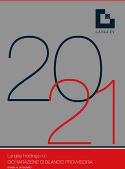 Langley Holdings PLC DICHIARAZIONE DI BILANCIO PROVVISORIA 6 MESI AL 30 GIUGNO - Langley ...