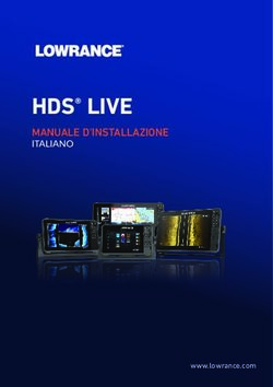 HDS LIVE MANUALE D'INSTALLAZIONE ITALIANO - www.lowrance.com - Navico