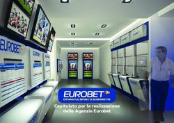 Capitolato per la realizzazione delle Agenzie Eurobet - CHI AMA LO SPORT CI SCOMMETTE