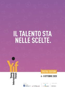 6 8 OTTOBRE 2020 - Young International Forum