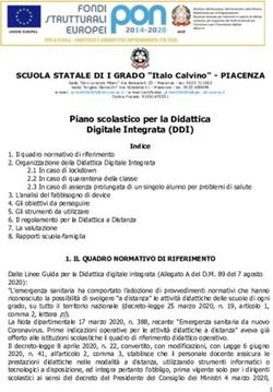 Piano scolastico per la Didattica Digitale Integrata (DDI) - Italo ...