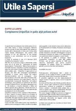 SOTTO LA LENTE Compleanno UnipolSai: in palio 450 polizze auto!