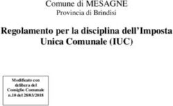 Regolamento per la disciplina dell'Imposta Unica Comunale (IUC) - Comune di MESAGNE - Finanze