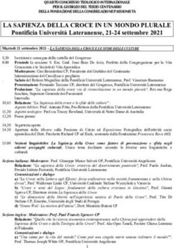 LA SAPIENZA DELLA CROCE IN UN MONDO PLURALE - Pontificia Universit&agrave; Lateranense, 21-24 settembre 2021