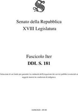 DDL S. 181 Fascicolo Iter - Senato della Repubblica XVIII Legislatura - Istituzione di un fondo per garantire la continuità dell'erogazione dei ...