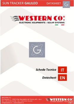 IT EN - SUN TRACKER GALILEO DATASHEET - Scheda Tecnica Datasheet - Western CO.